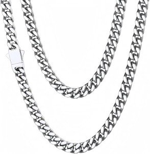 Men's Stainless Steel 5mm Cuban Link Chain