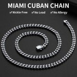 Men's Stainless Steel 5mm Cuban Link Chain