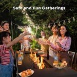 42" Outdoor Gas Fire Pit Table with Lid