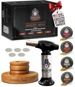 Cocktail Smoker Kit with Wood Chips Gift Set