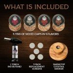 Cocktail Smoker Kit with Wood Chips Gift Set
