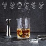 Yarai Pattern Cocktail Mixing Glass Set & Tools
