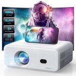 Compact 1080P Mini Projector with WiFi & Bluetooth