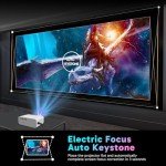 Compact 1080P Mini Projector with WiFi & Bluetooth