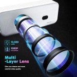 Compact 1080P Mini Projector with WiFi & Bluetooth