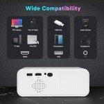 Compact 1080P Mini Projector with WiFi & Bluetooth