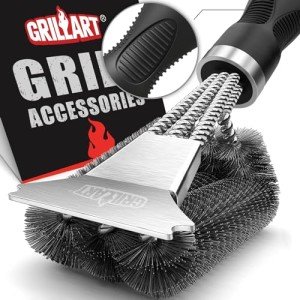 Mancave BBQ Grill Brush and Scraper Tool