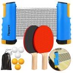 Ultimate Portable Ping Pong Paddle Set with Net