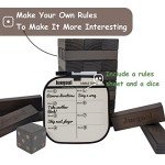 Giant Tumble Tower Blocks Game with Dice Set