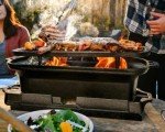 Lodge Pre-Seasoned Adjustable Airflow Cast Iron Grill