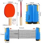 Ultimate Portable Ping Pong Paddle Set with Net