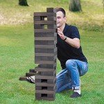 Giant Tumble Tower Blocks Game with Dice Set