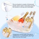 Extra Large Ice Bucket Set for Parties
