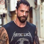 Sandalwood Cross Necklace for Men with Chain