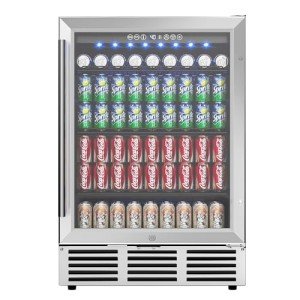 24-Inch Beverage Refrigerator for Mancave Enjoyment