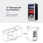 15'' Beverage Cooler – Built-in or Freestanding