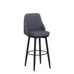 Modern 360° Swivel Bar Stools - Set of 2