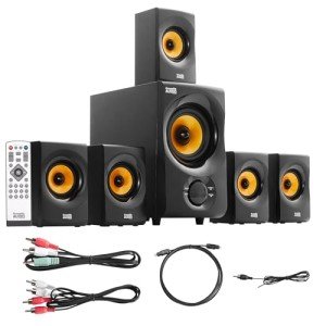 Acoustic Audio 5.1 Bluetooth Home Theater Speaker System