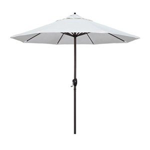 9' Round Aluminum Market Umbrella with Auto Tilt