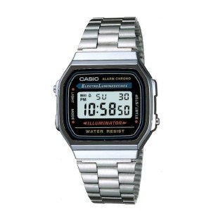 Casio Vintage A168WA-1 Men's LED Watch