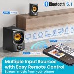 Acoustic Audio 5.1 Bluetooth Home Theater Speaker System