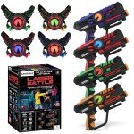 Laser Tag Gun Set - 4 Rechargeable Toys