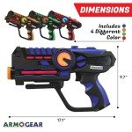 Laser Tag Gun Set - 4 Rechargeable Toys