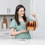 Rose Gold Insulated Ice Bucket for Parties