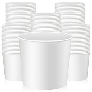 100 Pack Disposable Ice Buckets for Parties