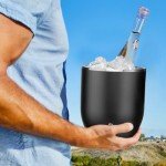 Premium Insulated Stainless Steel Ice Bucket - 3L