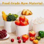 100 Pack Disposable Ice Buckets for Parties