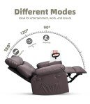 Extra-Large Heat and Massage Recliner Chair