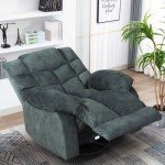 Swivel Rocker Recliner Chair with Heat & Massage