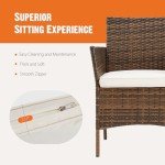 Stylish 4-Piece Outdoor Patio Furniture Set