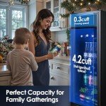 Anypro 4.5 Cu.Ft Mini Beverage Fridge