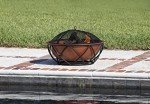 Portable 26" Copper-Look Wood Burning Fire Pit