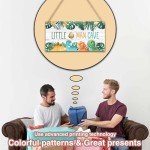 Woodland Dinosaur Wall Art for Boys' Room