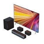5.1 Surround Sound Bar with Subwoofer for TV