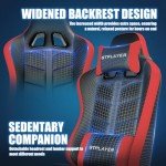 GTPLAYER Adjustable Gaming Chair with Footrest