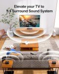 5.1 Surround Sound Bar with Subwoofer for TV