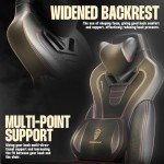 Comfortable Gaming Chair with Footrest and Massage