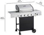 Amazon Basics 4-Burner Freestanding Gas Grill