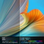 iPhone-Compatible Mini Projector with Tripod, 1080P HD