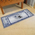 Dallas Cowboys Ticket Design Runner Rug - 30” x 72”