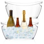 2 Pack Acrylic Ice Buckets for Parties