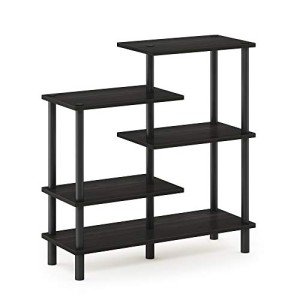Furinno 5-Tier Display Rack - Espresso/Black