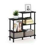 Furinno 5-Tier Display Rack - Espresso/Black