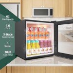 Mini Beverage Cooler for Home Bar – 62 Can