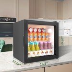 Mini Beverage Cooler for Home Bar – 62 Can