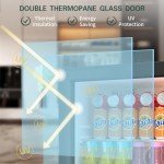 Mini Beverage Cooler for Home Bar – 62 Can